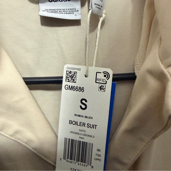 *NWT* ADIDAS ORIGINALS BOILER SUIT - LINEN - SIZE SMALL - Picture 7 of 7